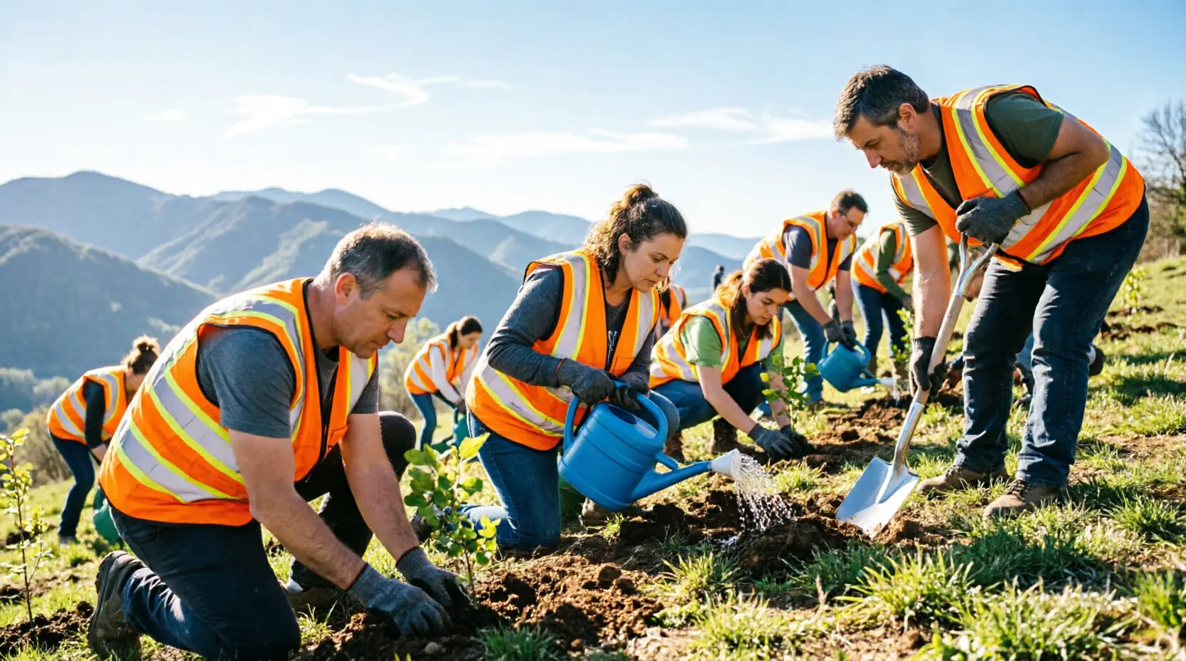 Tree planting with communities