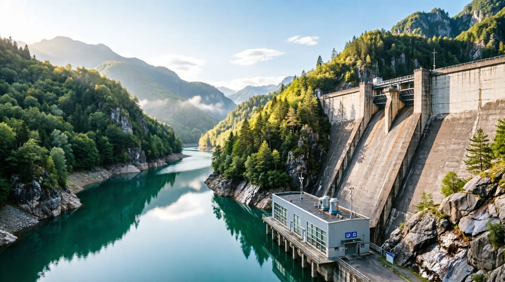 Hydro plant in Albania